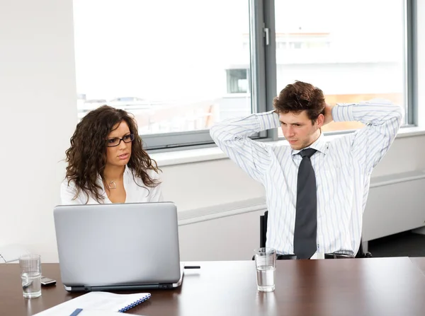 Studio Shot Business People Business Dealings Concept — Stock Photo, Image