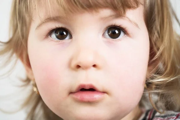 Vista Panorámica Del Niño Pequeño Lindo — Foto de Stock