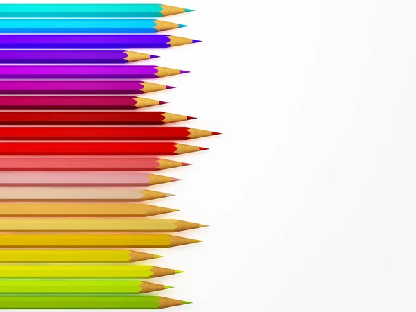 Color Pencil Image Background — Stock Photo, Image