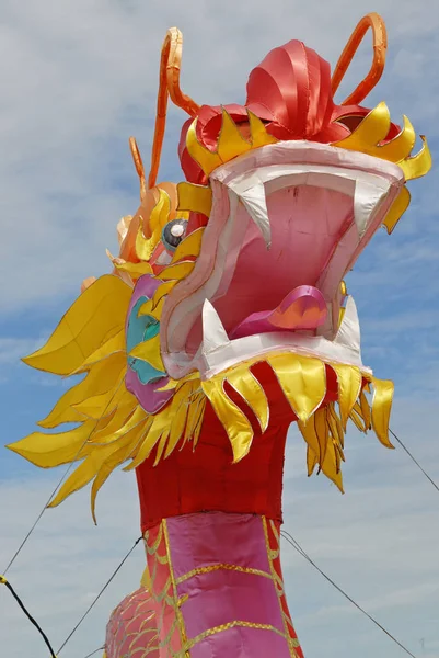 Estátua Dragão Parque — Fotografia de Stock