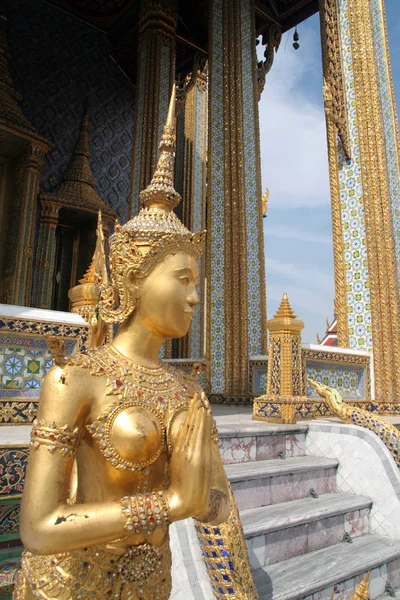 Statua Tempio Bangkok Thailandia — Foto Stock