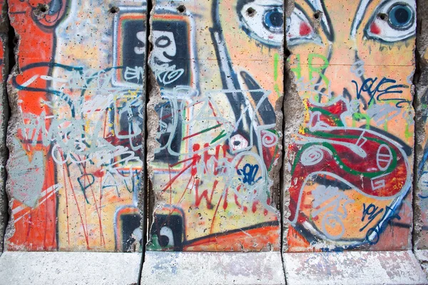 纽约的柏林墙 — 图库照片