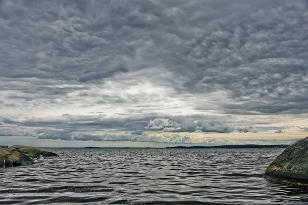 Chmury Nad Morzem Bałtyckim — Zdjęcie stockowe