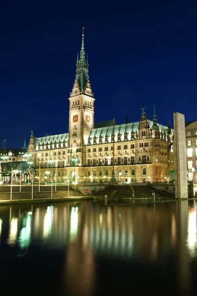 Hamburgo Uma Grande Cidade Portuária Norte Alemanha — Fotografia de Stock