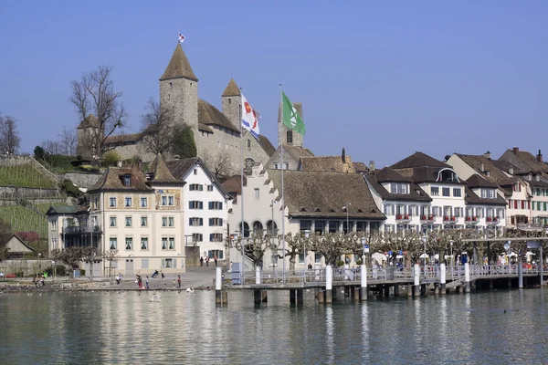 城市Rapperswil在瑞士 — 图库照片