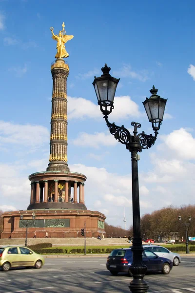 Columna Victoria Con Linterna — Foto de Stock