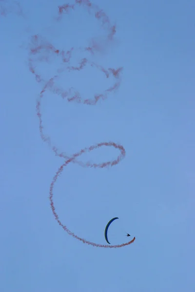 Paragliding Rekreační Konkurenční Dobrodružství Sport — Stock fotografie