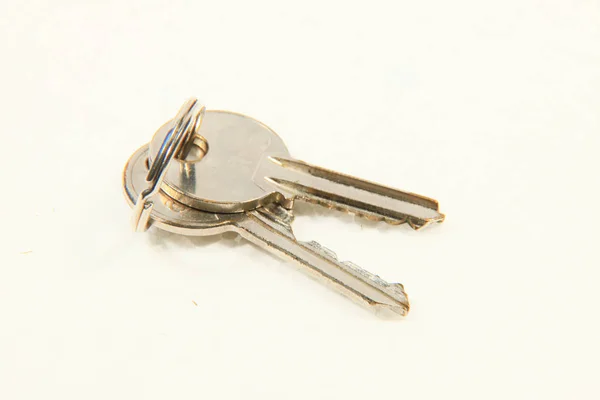 Key White Background — Stock Photo, Image