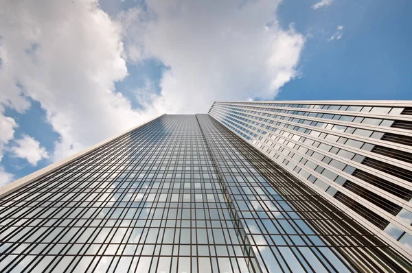 Scenic Urban View Modern Skyscrapers Facade — Stock Photo, Image