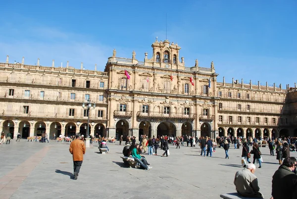 Plaza Mayor Salamanca Spanien — Stockfoto