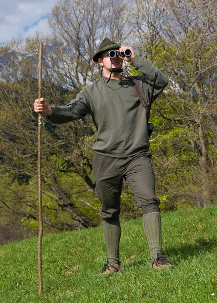 Viaje Trekking Concepto Senderismo — Foto de Stock