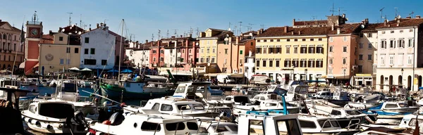 Vista Del Puerto Rovinj Croatia — Foto de Stock
