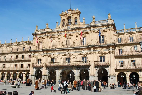Plaza Mayor Salamanca Spanien — Stockfoto