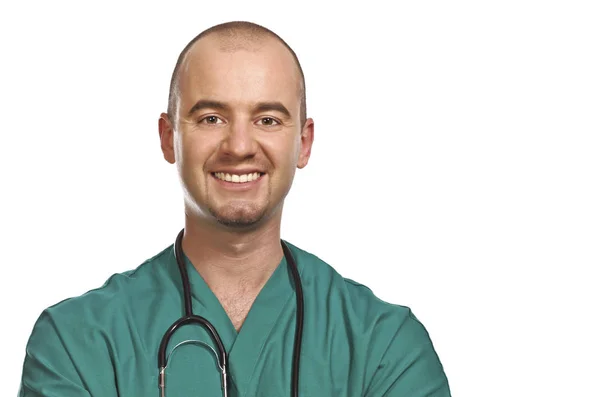 Close Confident Young Doctor — Stock Photo, Image