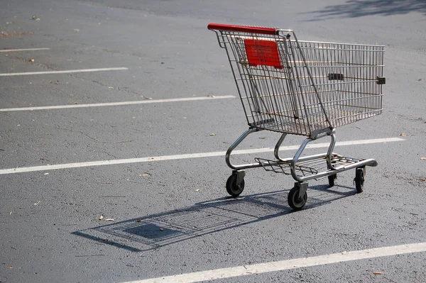 Carrello Carrello Carrello Della Spesa — Foto Stock