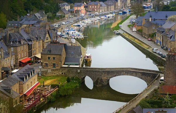 Der Hafen Von Dinan Stadthafen — Stockfoto