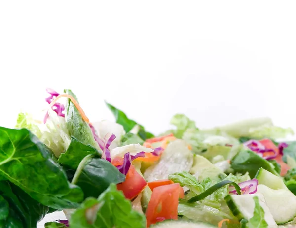 Hoge Sleutel Close Van Salade — Stockfoto