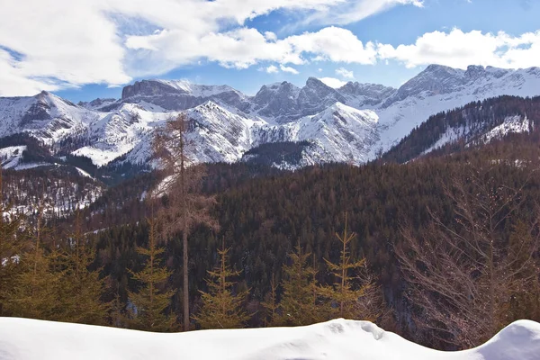 Vista Las Hermosas Montañas Los Alpes — Foto de Stock