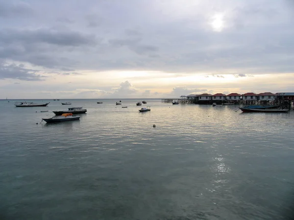 Вітрильний Човен Морській Воді — стокове фото