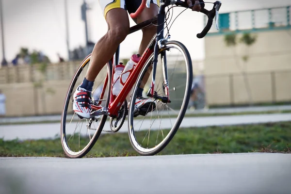 Ciclista Bicicleta Carretera — Foto de Stock