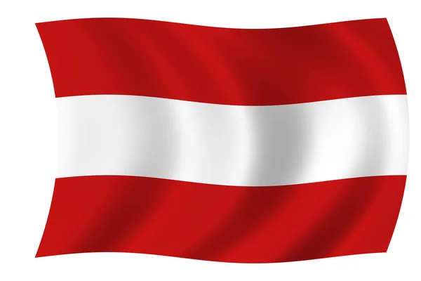Áustria Oficialmente República Áustria País Alpino Oriental Sem Litoral Parte — Fotografia de Stock