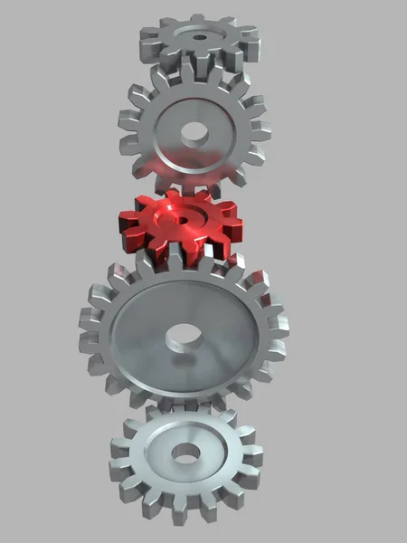 Mechanical Gear Cog Wheel — Stock Photo, Image