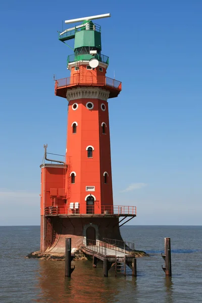 Alto Faro Sentiero Weser — Foto Stock