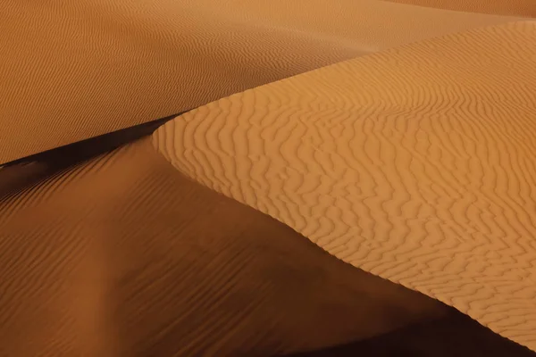 Αμμόλοφους Στην Έρημο Σαχάρα — Φωτογραφία Αρχείου