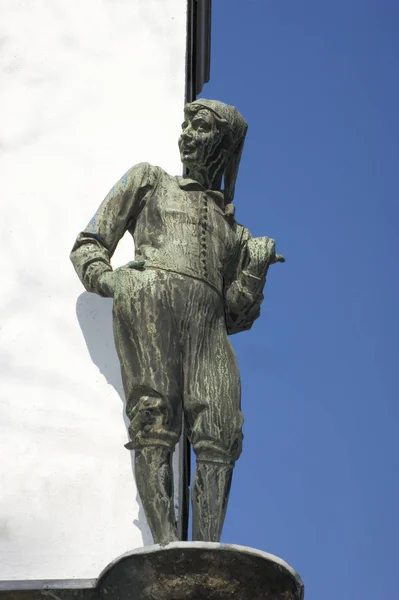 Statua Nel Centro Storico Colonia — Foto Stock