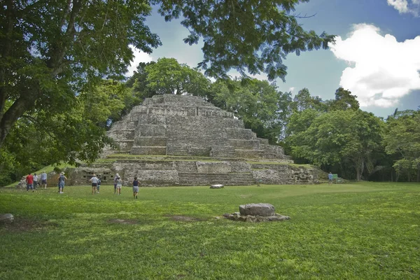 Templo Jaguar Lamanai — Foto de Stock