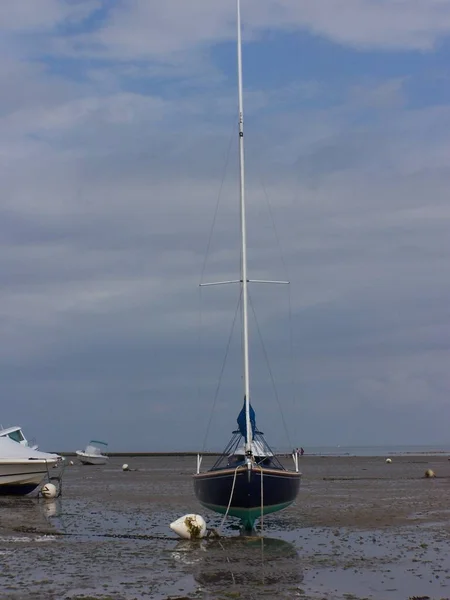 Scenic Uitzicht Zeilboot Details — Stockfoto