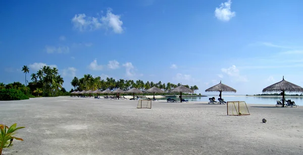 Isola Makunudu Nelle Maldive — Foto Stock