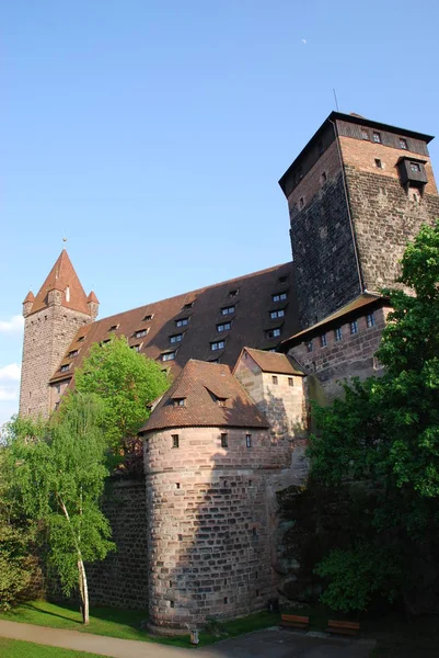 Nuremberg Castillo Nuremberg Juventud Viaje Concepto Arquitectura —  Fotos de Stock