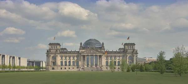 Siedziba Bundestagu Reichstagu Berlin — Zdjęcie stockowe