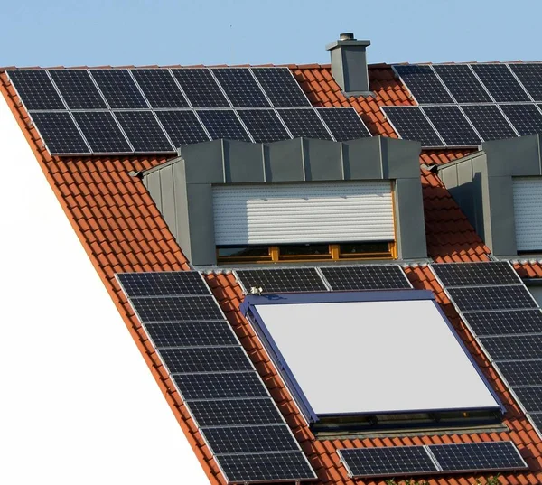 Solenergi Kraftproduktion — Stockfoto