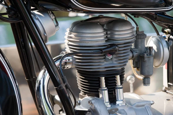 Close Motorcycle Engine — Stock Photo, Image