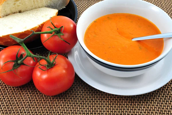 Sopa Tomate Tomates — Fotografia de Stock