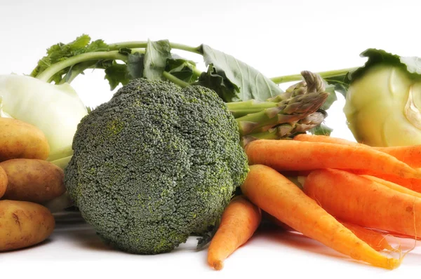Alimentos Orgánicos Saludables Verduras Frescas — Foto de Stock