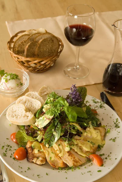 Heerlijk Gekookt Diner Close — Stockfoto