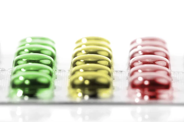 Egészségbiztosítás Gyógyszerek Tabletták — Stock Fotó