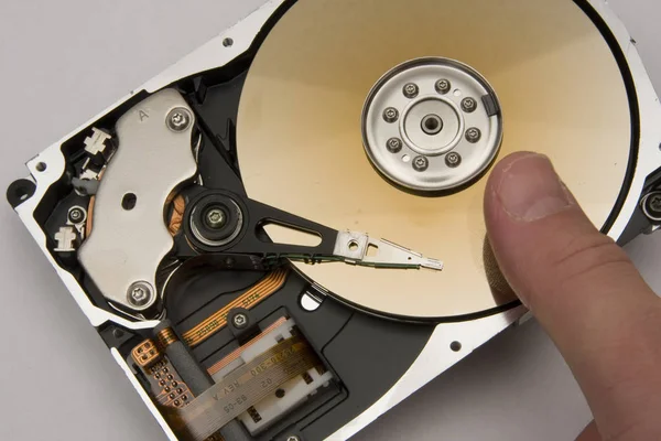 Hard Disk Drive Depan Komputer — Stok Foto