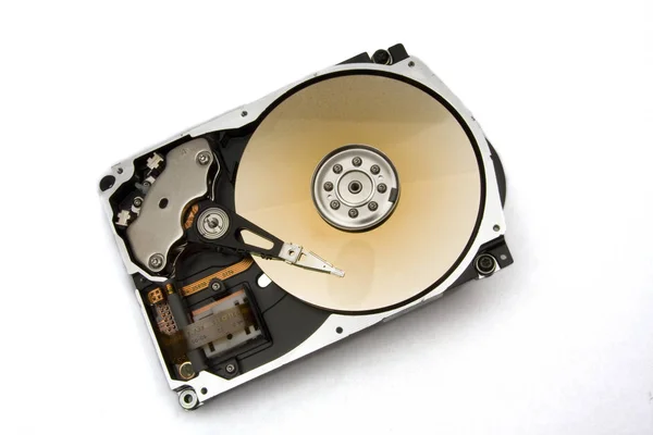 Hard Disk Drive Diisolasi Latar Belakang Putih — Stok Foto