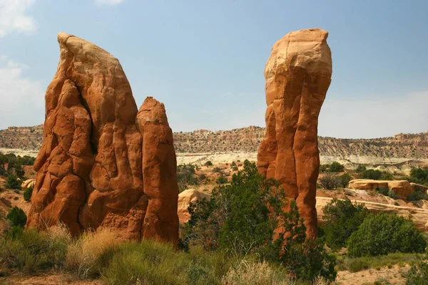 Rotsachtig Landschap Zandsteen Geologie — Stockfoto