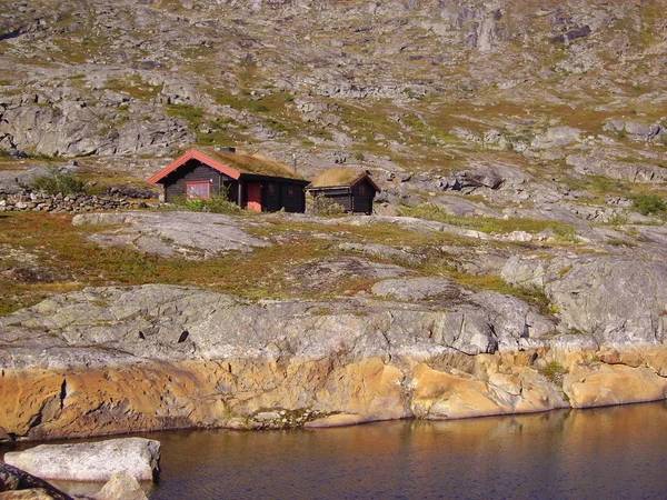 Cabaña Montaña — Foto de Stock