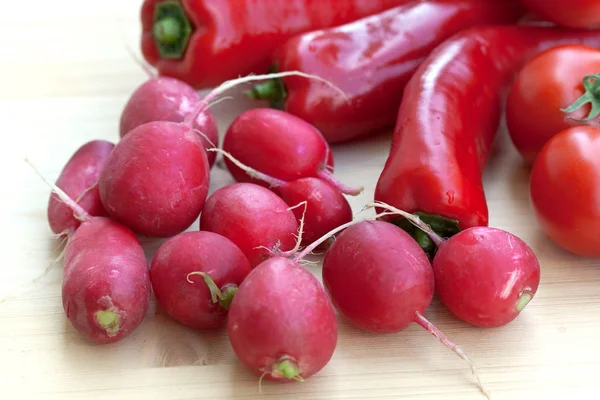 Miscela Verdure Con Paprika Pomodoro Radiesc — Foto Stock