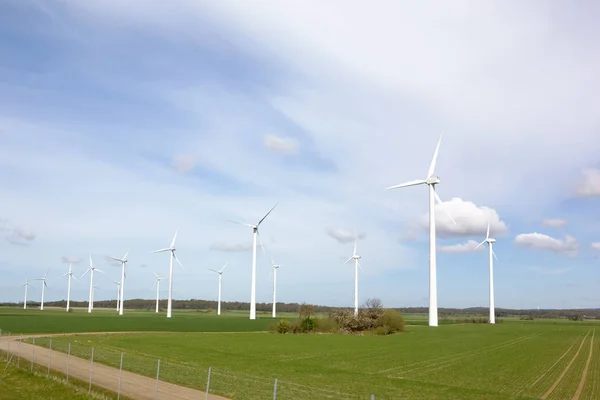 Energia Eólica Moinho Vento — Fotografia de Stock