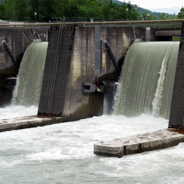 Stuwdam Rivier — Stockfoto