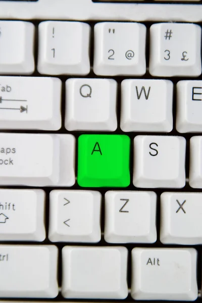 Computer Keyboard Buttons Electronic Device — Stock Photo, Image
