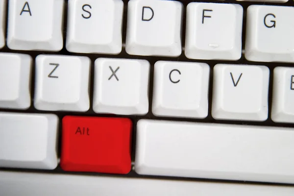 Nahaufnahme Von Tastaturtasten — Stockfoto