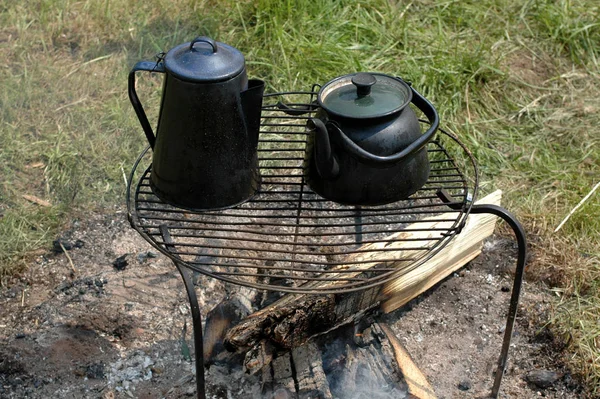 Vařit Čaj Kávu — Stock fotografie